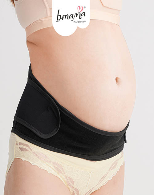 1) Bmama 2-Strap Postpartum Belly Binder Support (XL), Excellent