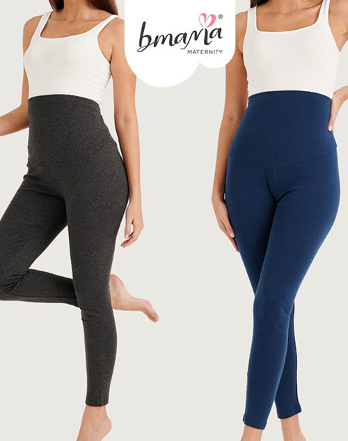 Bmama Comfortable High Waist Over the Bump Maternity Panties (Before and  After Delivery) 